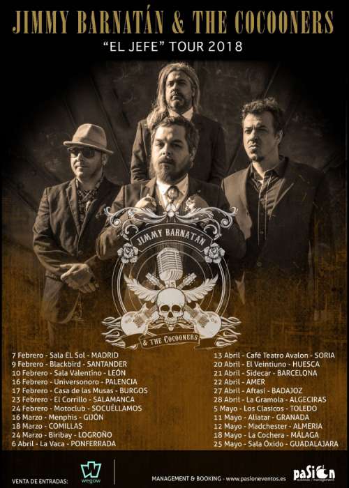 Cartel de Concierto de Jimmy Barnatán en Palencia