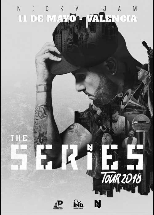 Cartel de Concierto de Nicky Jam en Valencia