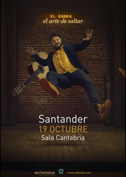 Cartel de Concierto de El Kanka en Santander