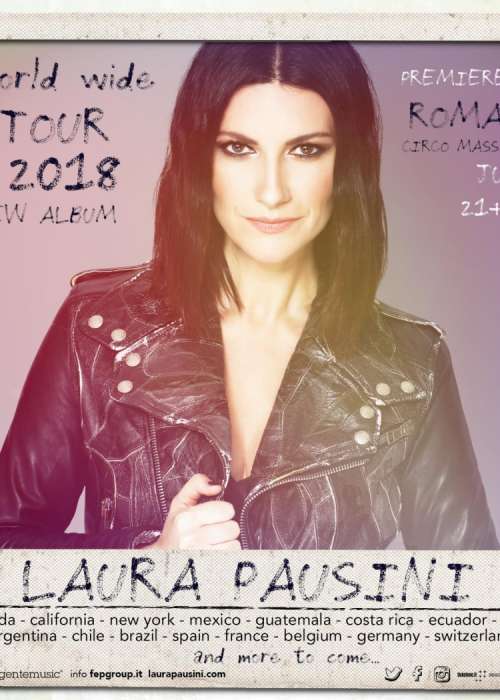 Cartel de Concierto de Laura Pausini en Barcelona