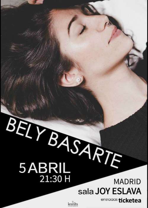 Cartel de Concierto de Bely Basarte en Madrid