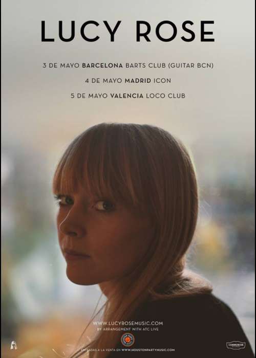 Cartel de Concierto de Lucy Rose en el Guitar Bcn 2018