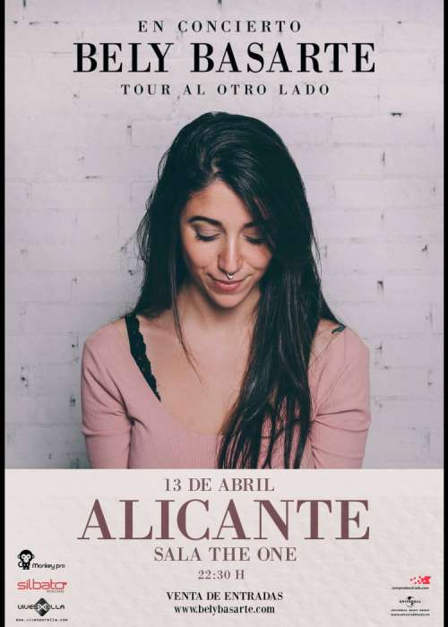 Cartel de Concierto de Bely Basarte en Alicante