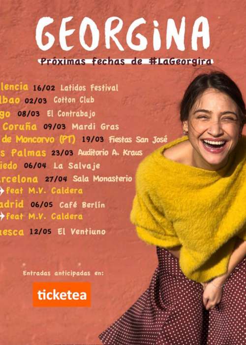 Concierto de Georgina en Las Palmas de Gran Canaria. Comprar Entradas.