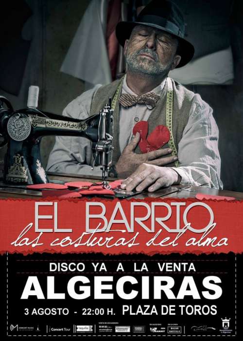 Cartel de Concierto de El Barrio en Algeciras