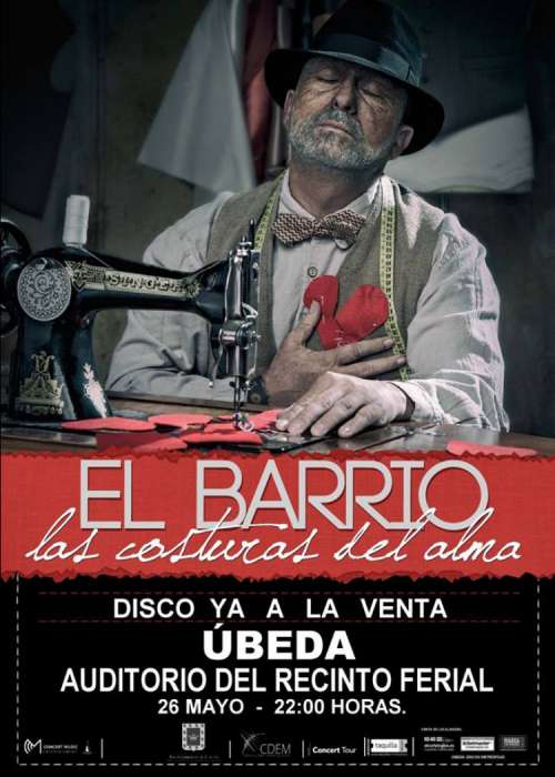 Cartel de Concierto de El Barrio en Úbeda