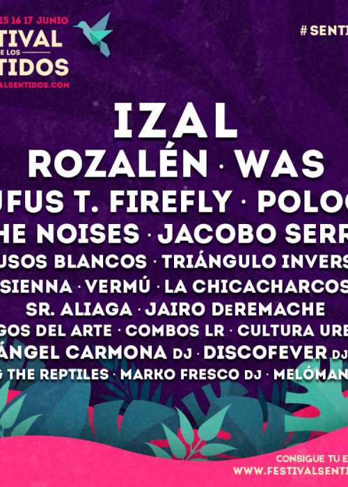 Cartel de Festival de los Sentidos 2018