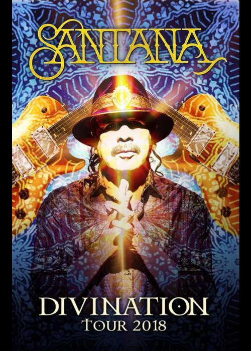 Cartel de Concierto de Carlos Santana en Alicante