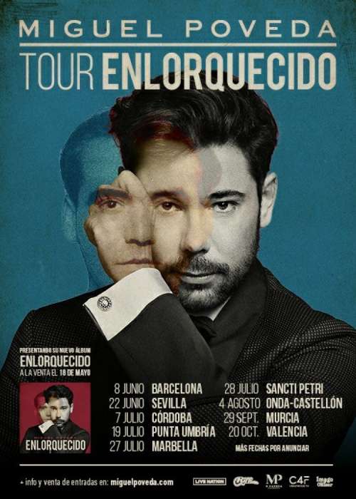 Cartel de Concierto de Miguel Poveda en Valencia