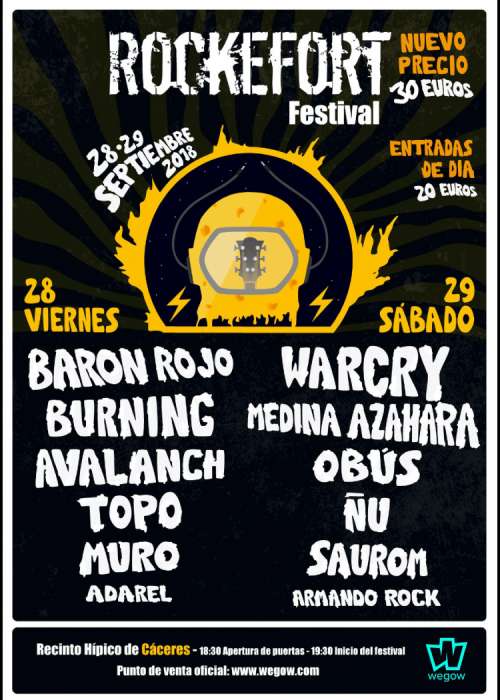 Cartel de Rockefort Festival 2018