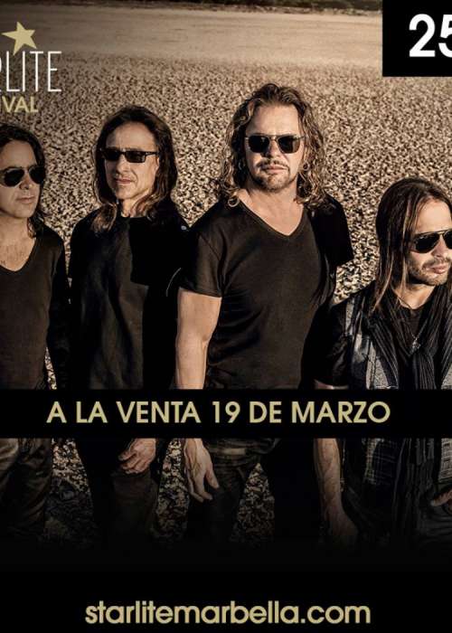 Cartel de Concierto de Maná en Marbella