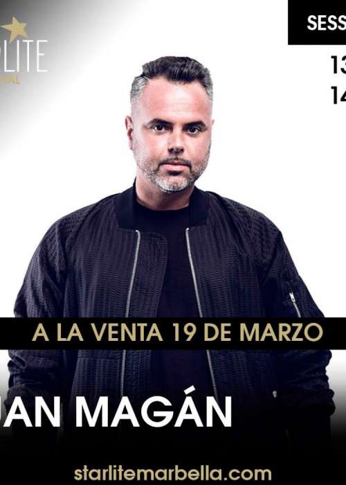 Cartel de Concierto de Juan Magán en Marbella