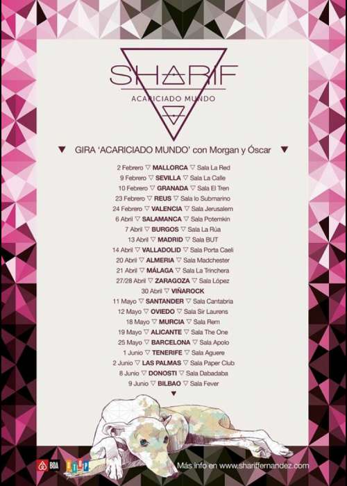 Cartel de Concierto de Sharif en L'Hospitalet de Llobregat