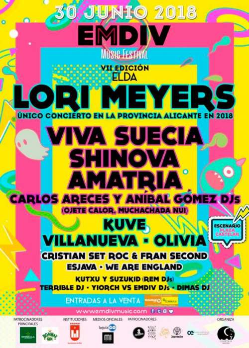 Cartel de EMDIV Music Festival 2018