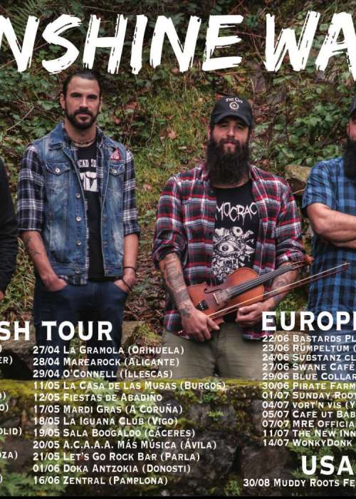 Cartel de Concierto de Moonshine Wagon en Ávila