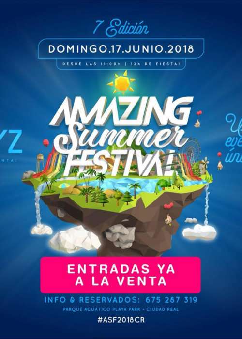 Cartel de Amazing Summer Festival 2018