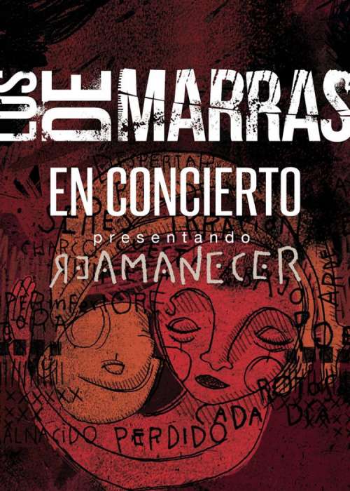 Cartel de Concierto de Los de Marras en Pamplona