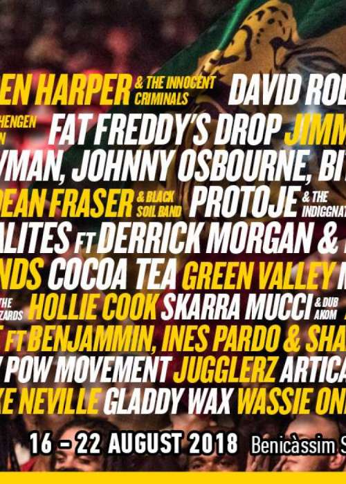 Cartel de Rototom Sunsplash 2018
