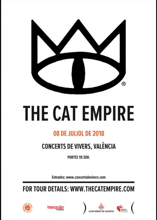 Cartel de Concierto de The Cat Empire en Valencia
