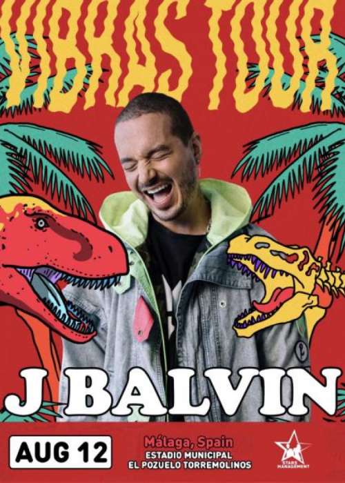 Cartel de Concierto de J. Balvin en Torremolinos