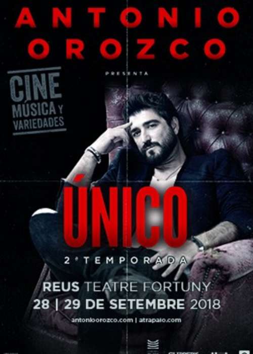 Cartel de Concierto de Antonio Orozco en Reus