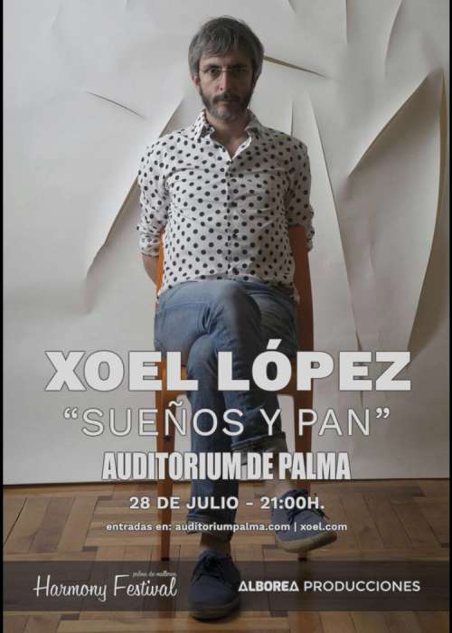 Cartel de Concierto de Xoel López en Palma de Mallorca