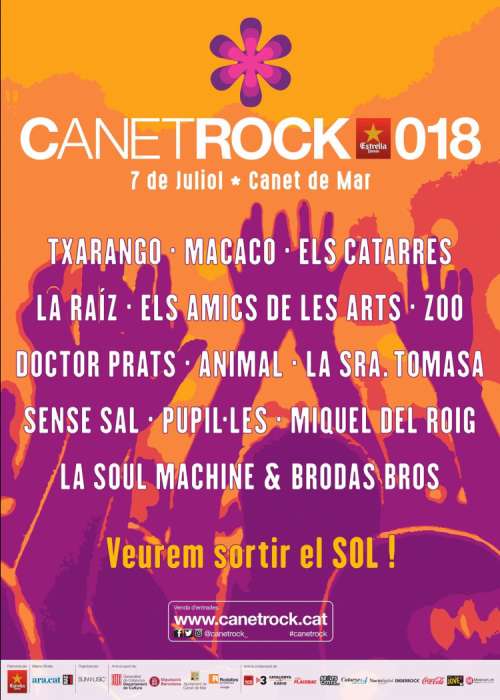Cartel de Canet Rock 2018
