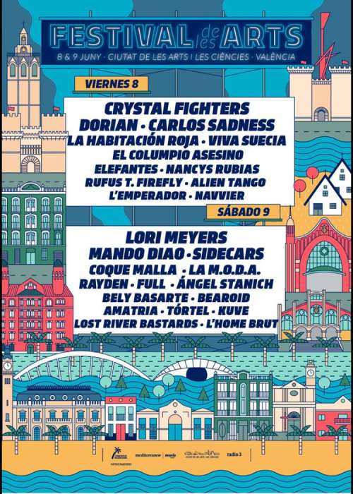 Cartel de Festival de Les Arts 2018