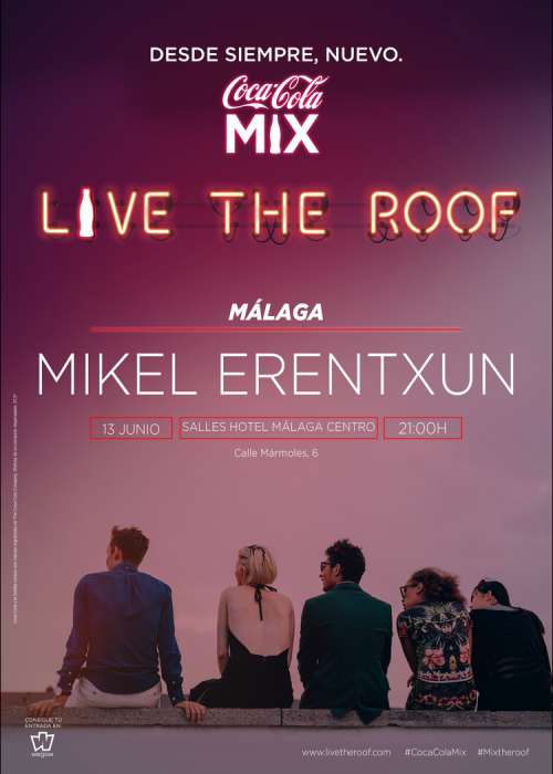 Cartel de Concierto de Mikel Erentxun en Málaga