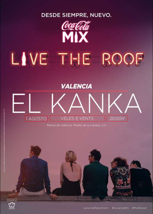 Cartel de Concierto de El Kanka en Valencia