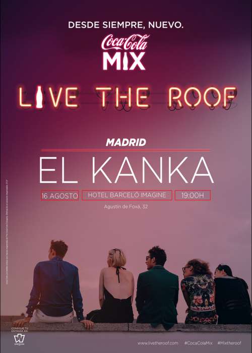 Cartel de Concierto de El Kanka en Madrid