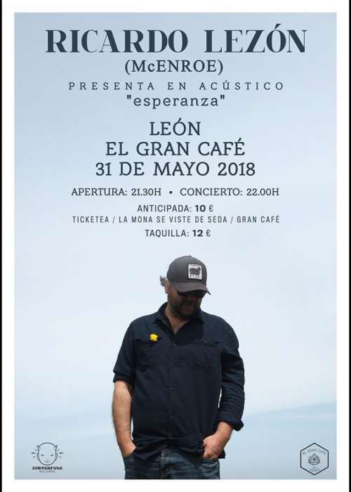 Cartel de Concierto de Ricardo Lezón en León