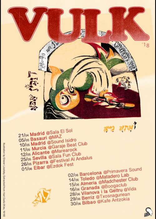 Cartel de Concierto de Vulk en Granada