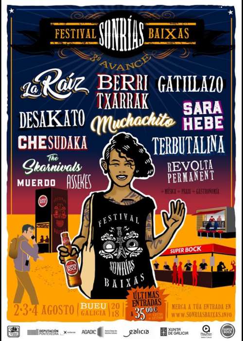 Cartel de Festival SonRías Baixas 2018