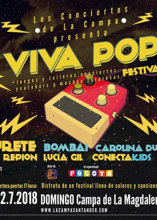 Cartel de Viva Pop Festival 2018
