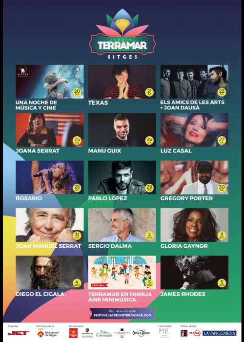 Cartel de Concierto de Pablo López en Sitges