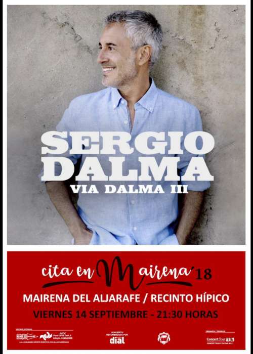 Cartel de Concierto de Sergio Dalma en Mairena del Aljarafe