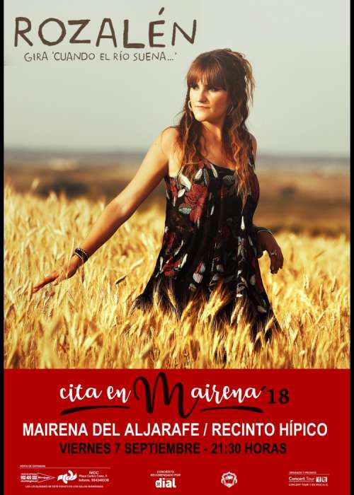 Cartel de Concierto de Rozalén en Mairena del Aljarafe