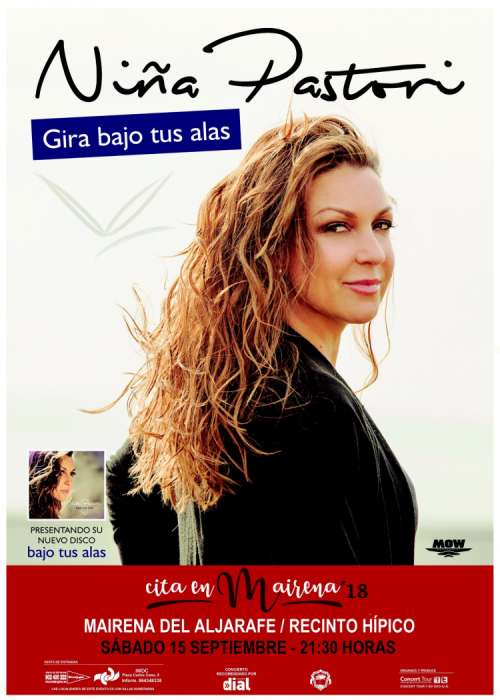 Cartel de Concierto de Niña Pastori en Mairena del Aljarafe