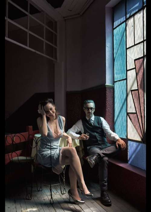 Cartel de Concierto de Marlango en Barcelona