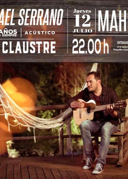Cartel de Concierto de Ismael Serrano en Maó
