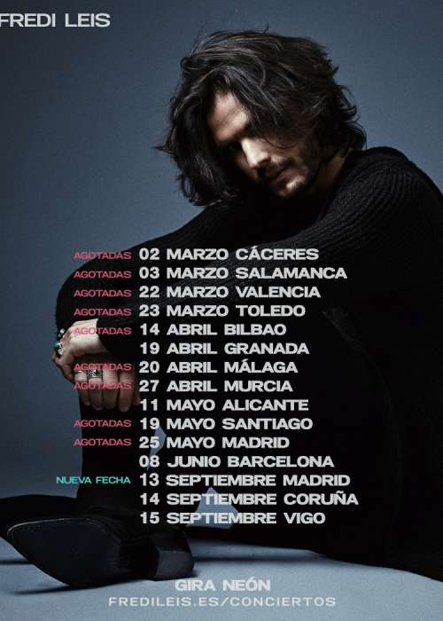 Cartel de Concierto de Fredi Leis en Segovia
