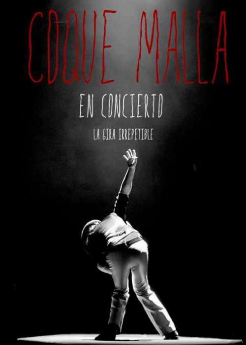 Cartel de Concierto de Coque Malla en Ceuta