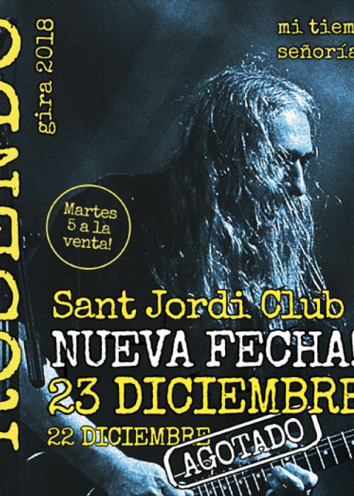 Cartel de Concierto de Rosendo en Barcelona (Segunda fecha)