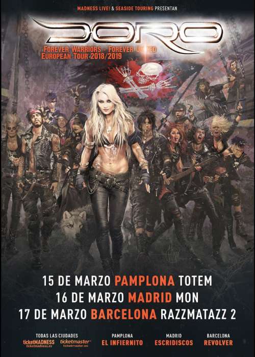 Cartel de Concierto de Doro en Madrid