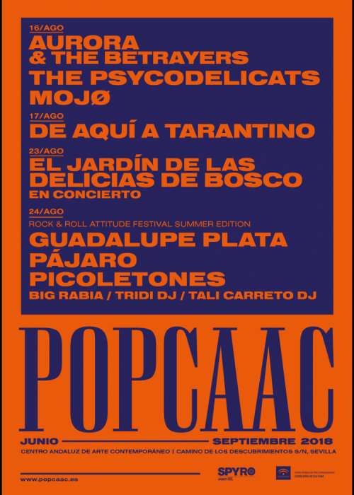 Cartel de Concierto de Aurora & The Betrayers en Sevilla