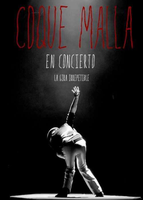 Cartel de Concierto de Coque Malla en Murcia