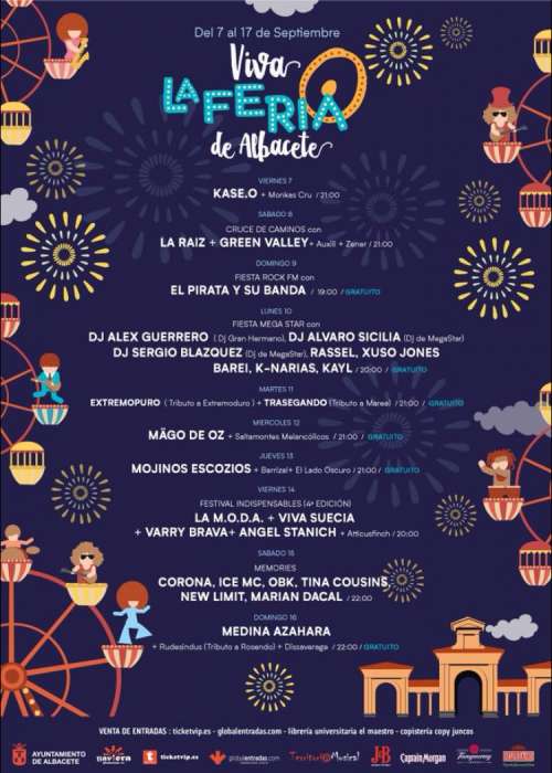 Cartel de Fiesta Mega Star FM