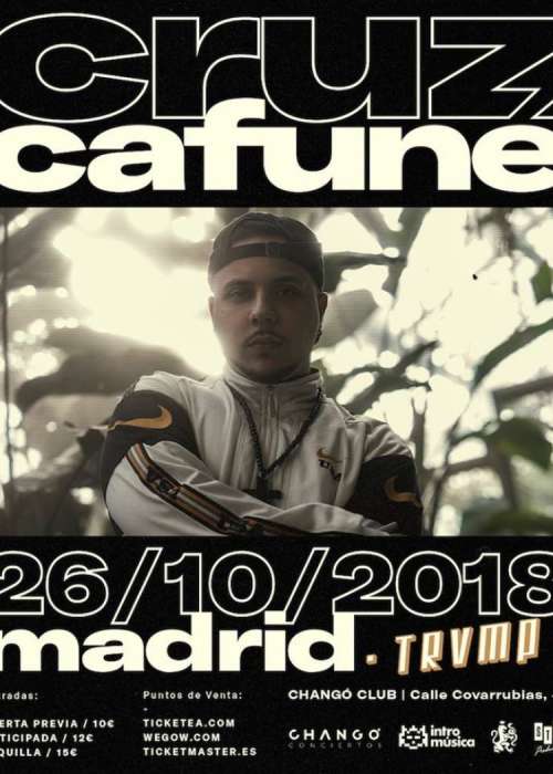 Cartel de Concierto de Cruz Cafuné en Madrid