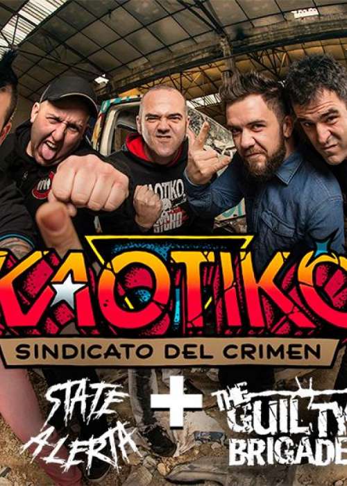 Cartel de Concierto de Kaotiko en Pamplona